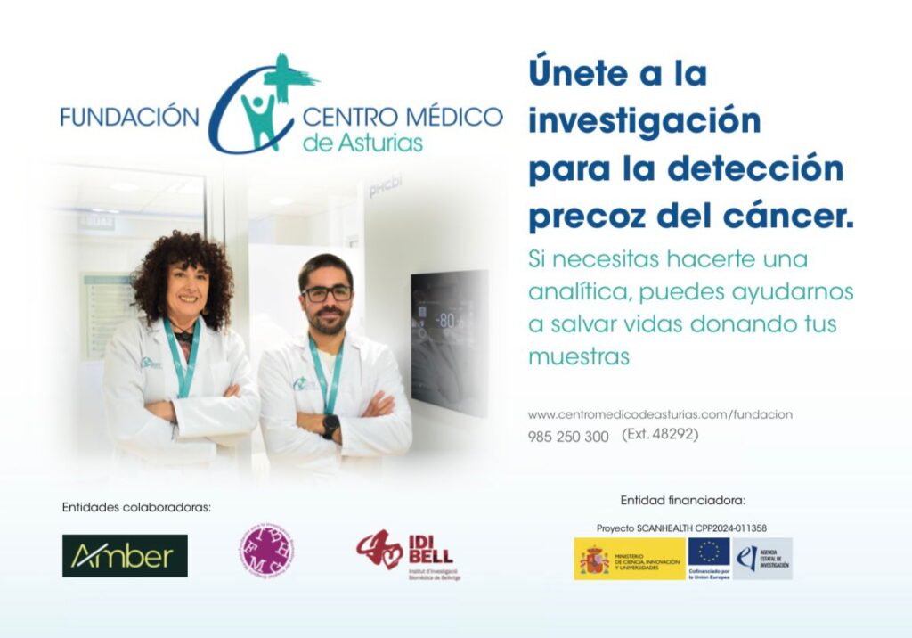 Únete a la investigación para la detección precoz del cáncer.